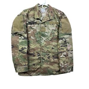 Army Military Camouflage Combat Uniform ACU MultiCam Jacket Men's Size Medium